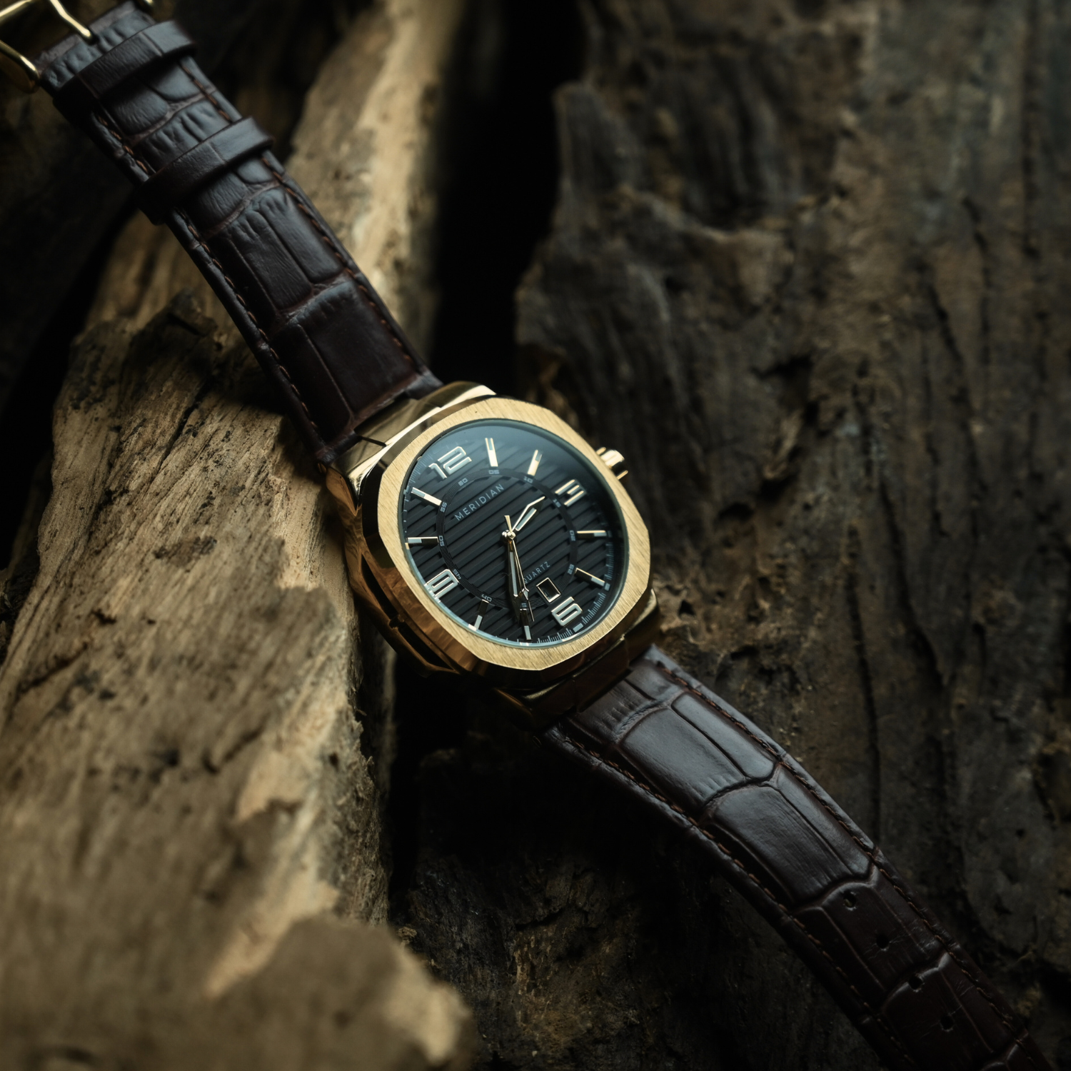 Prestige // Gold & Brown Leather