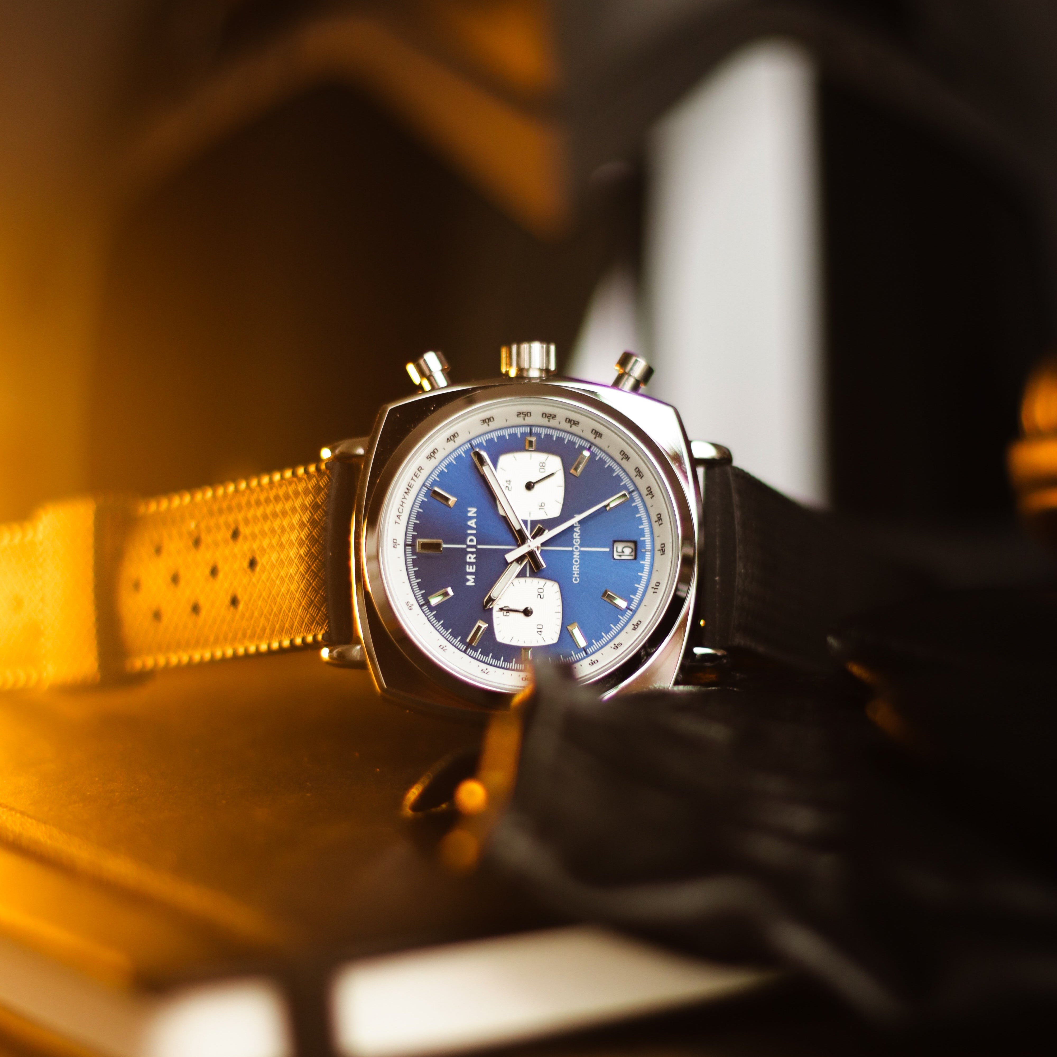 FKM Rubber Strap (22mm) for Chrono Collection (Black)