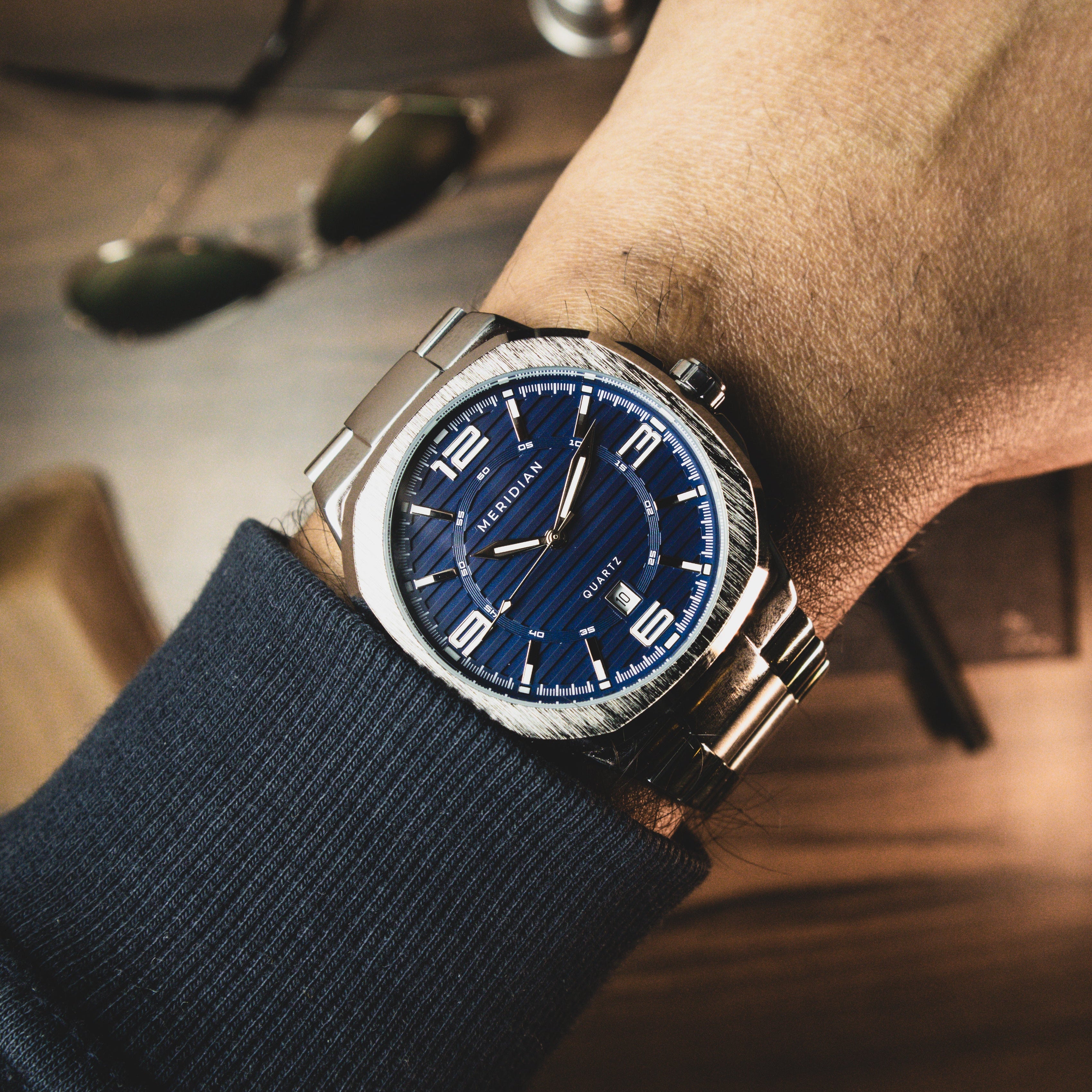 Prestige // Silver & Blue