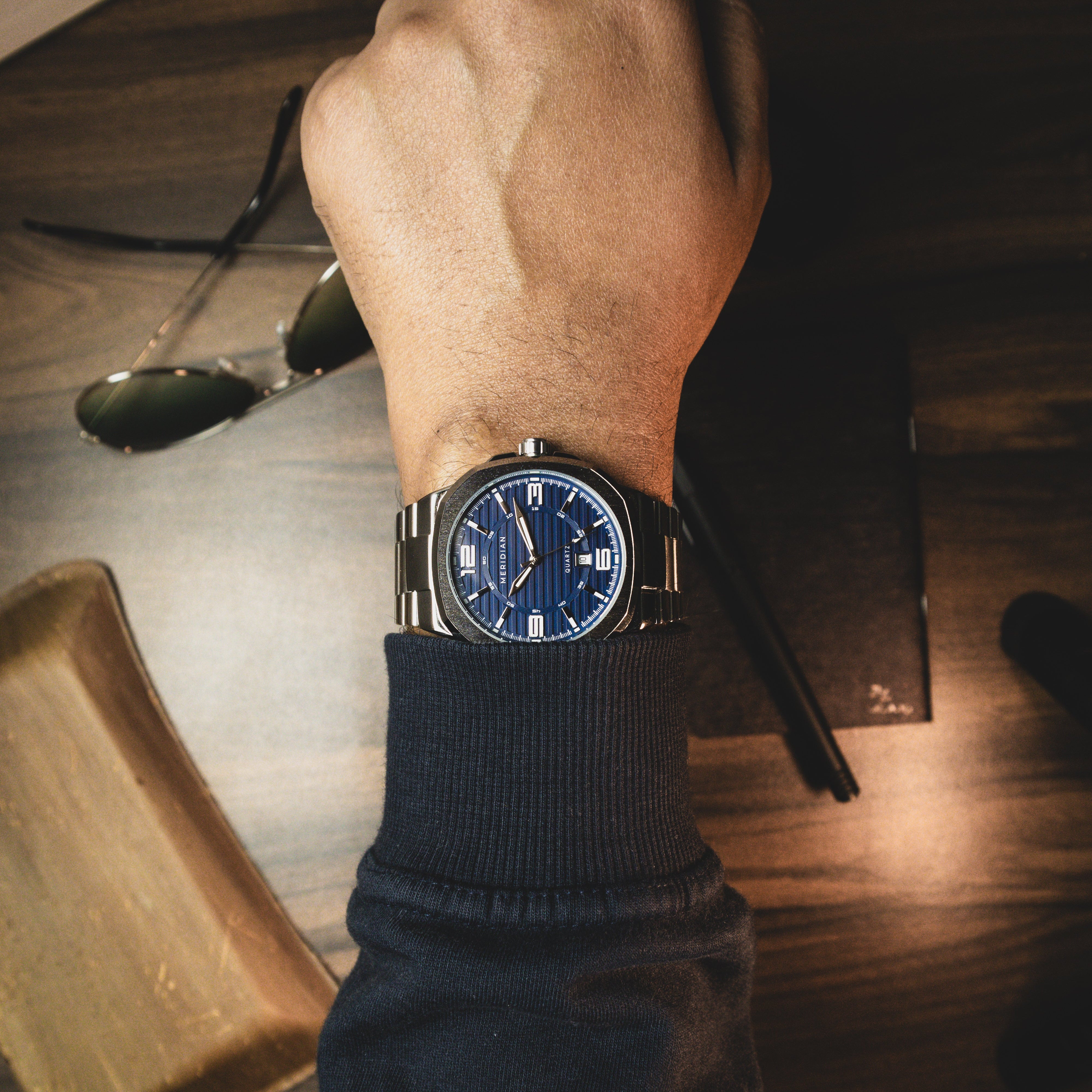 Prestige // Silver & Blue