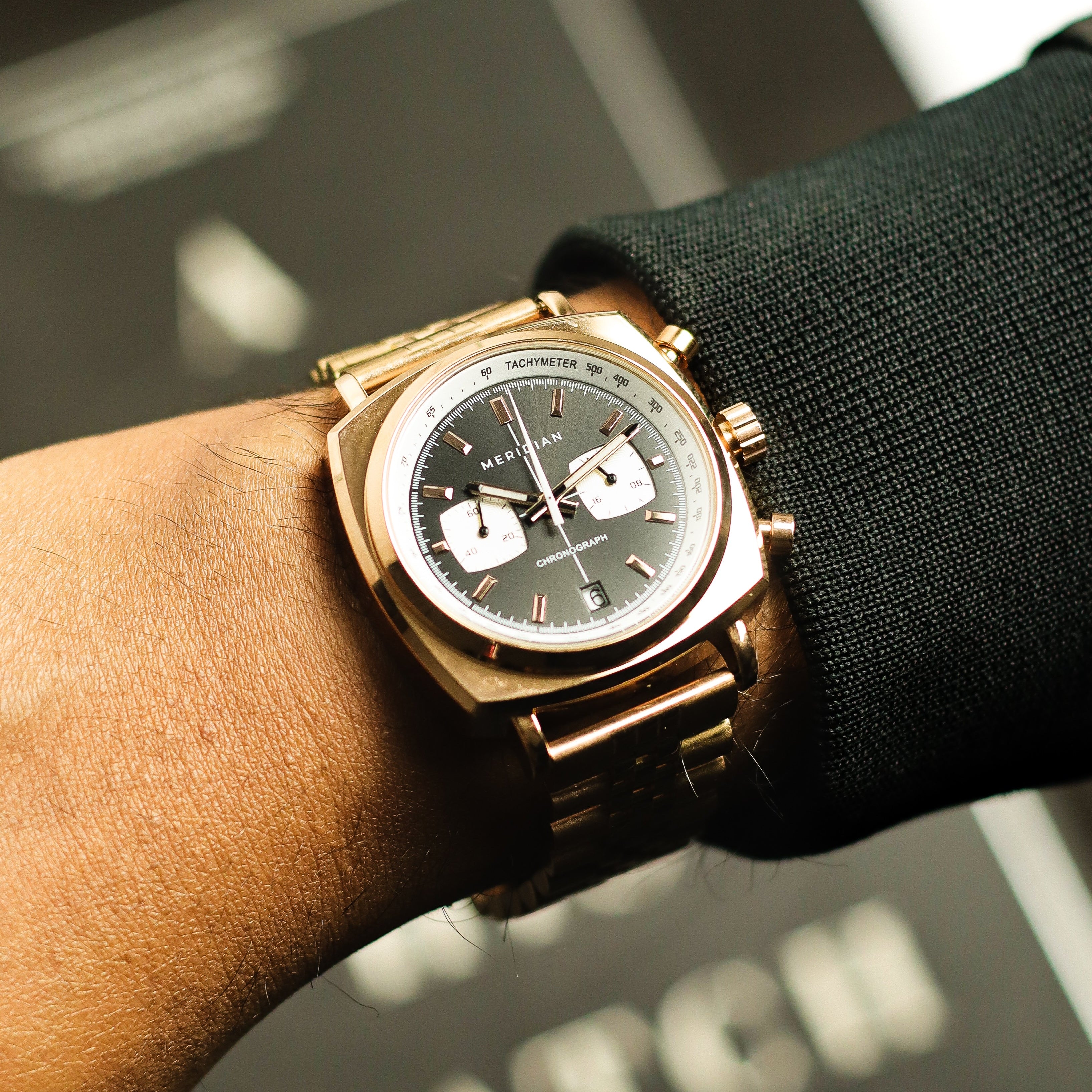 Chrono // Rose Gold & Black