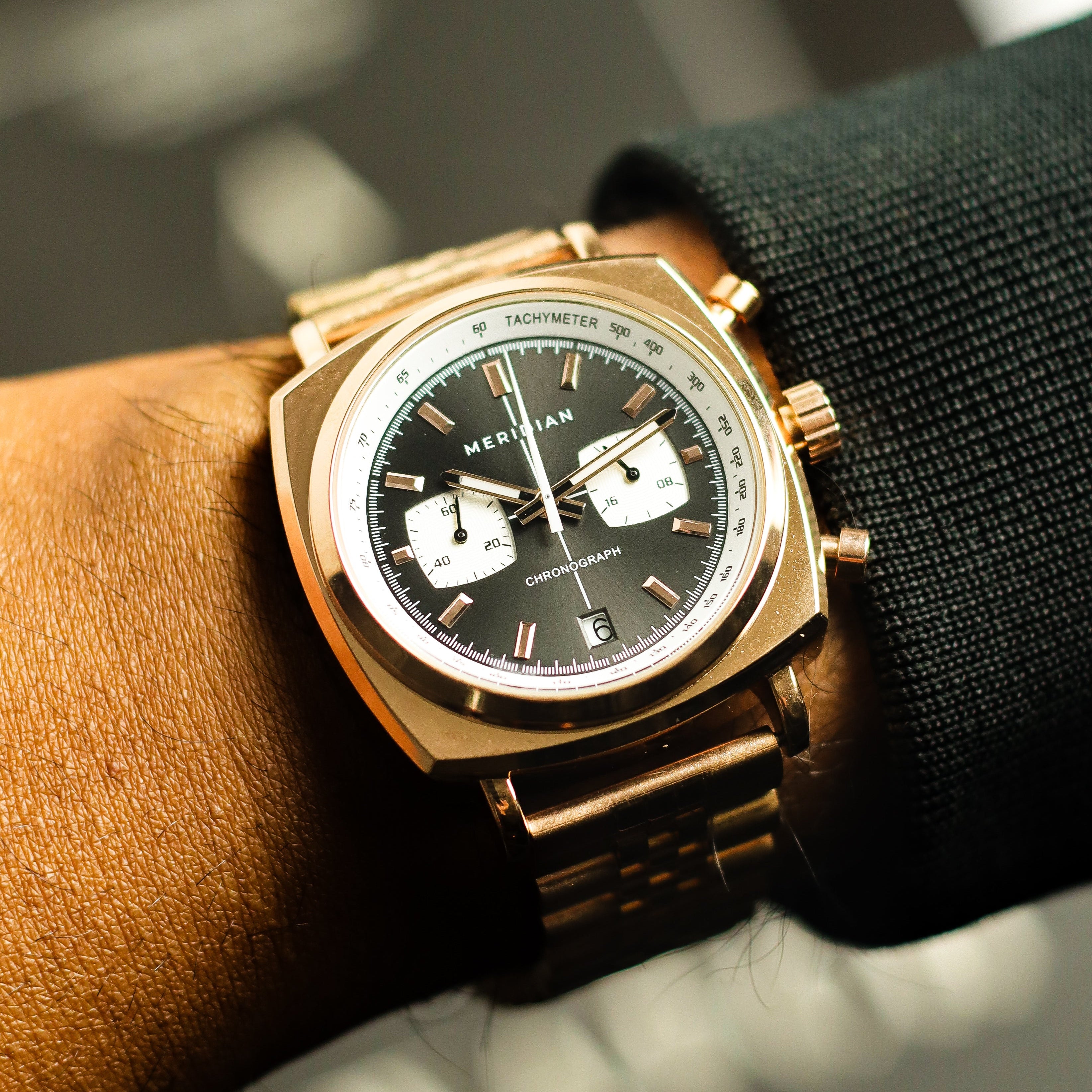 Chrono // Rose Gold & Black