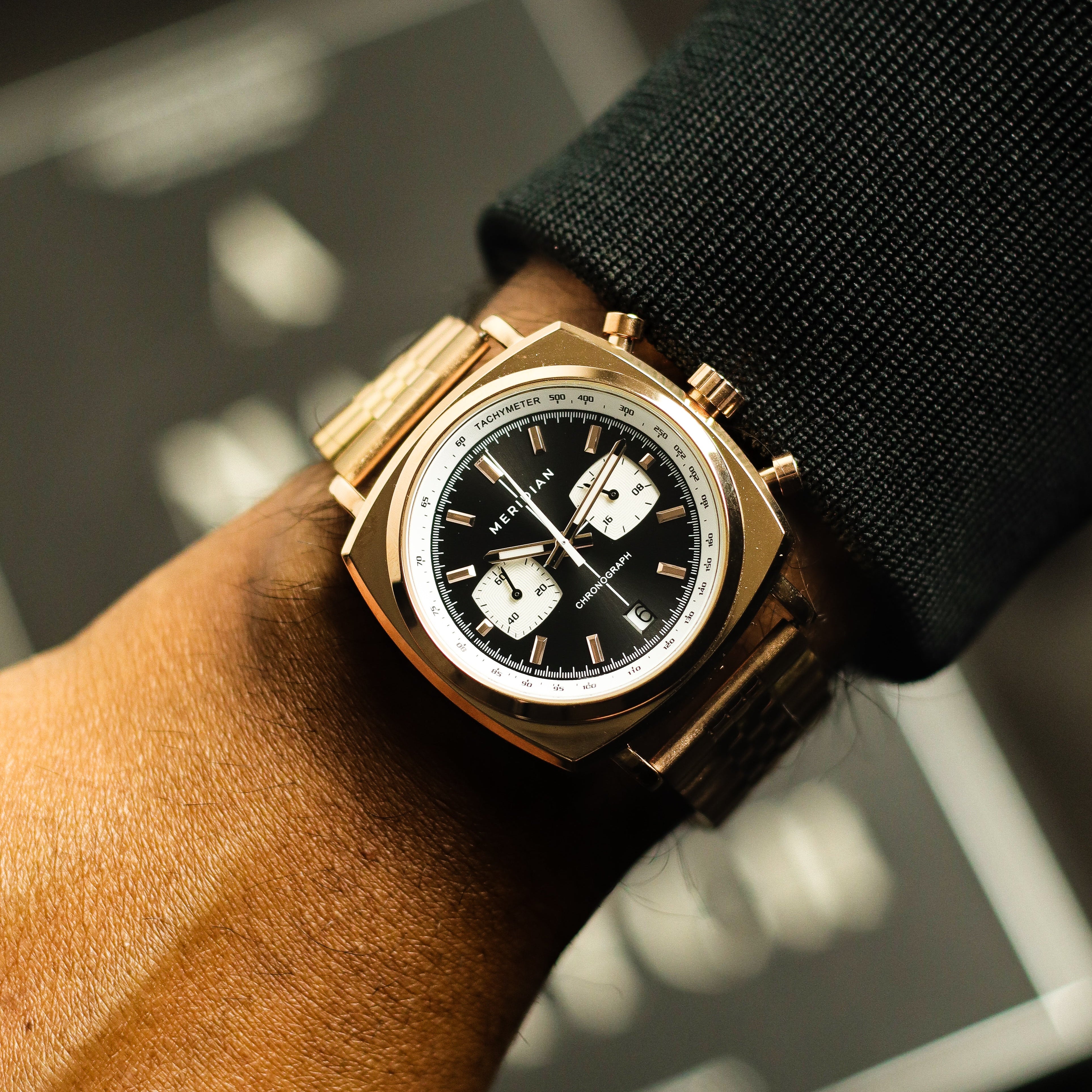 Chrono // Rose Gold & Black