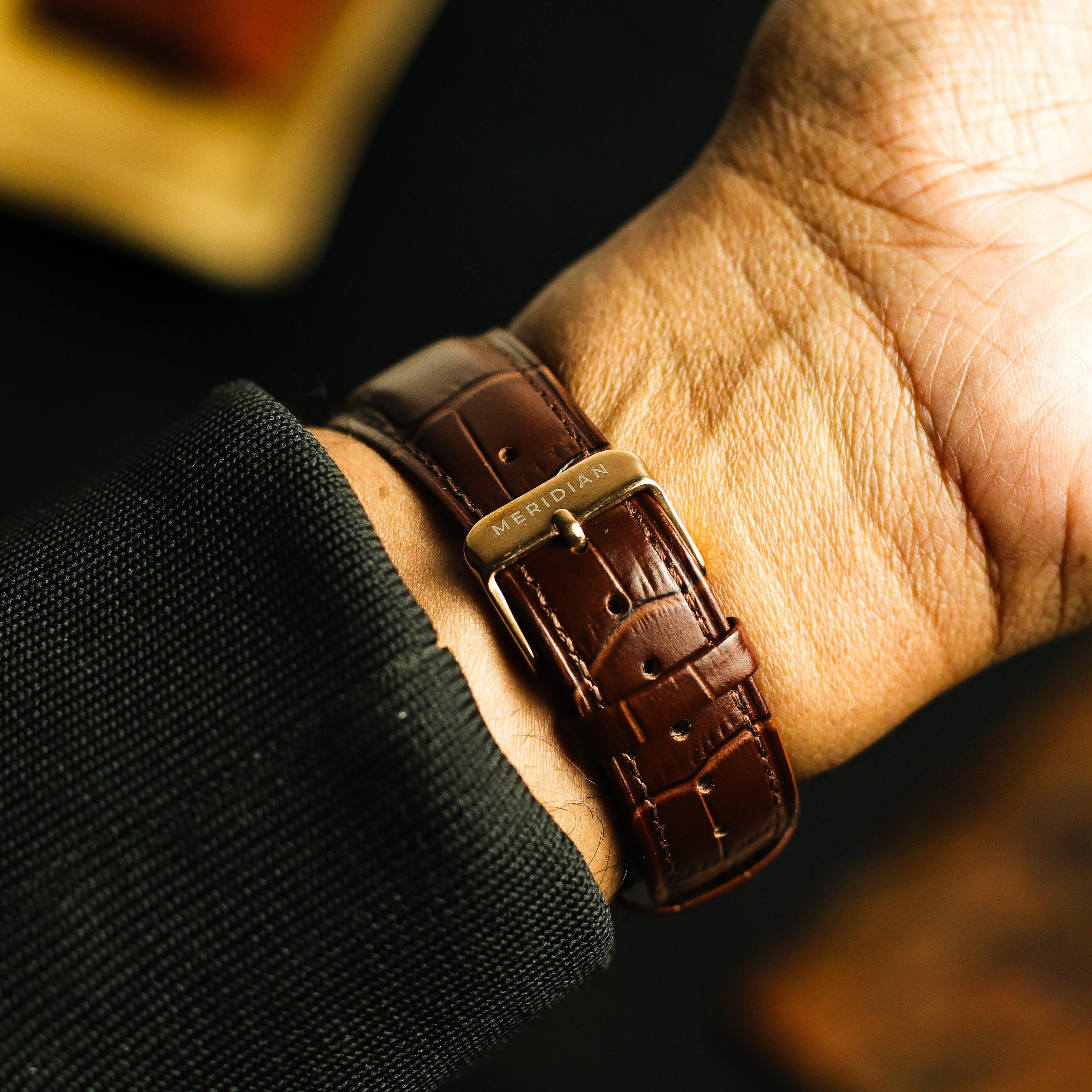 Legacy // Rose Gold & Brown Leather