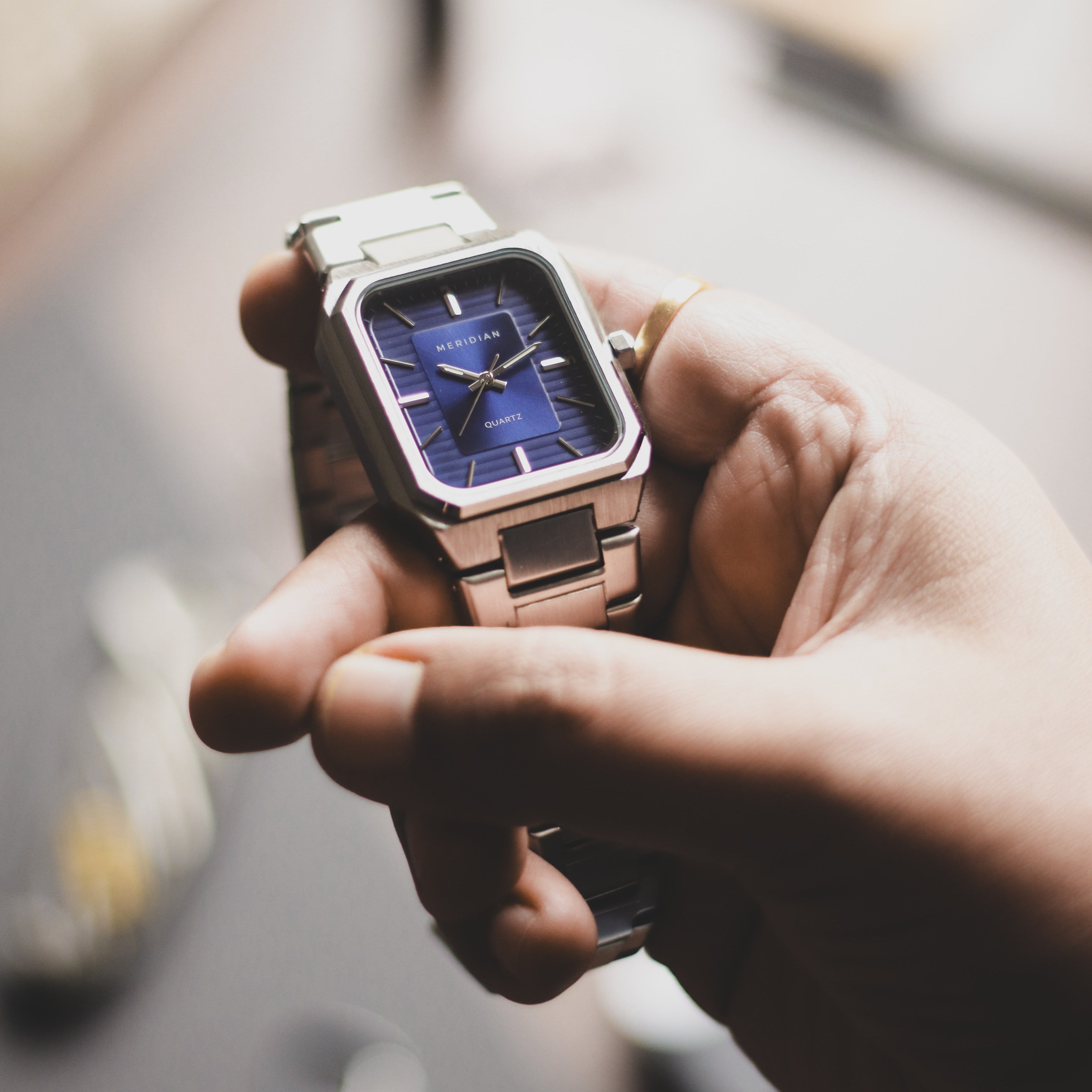 Classic // Silver & Blue