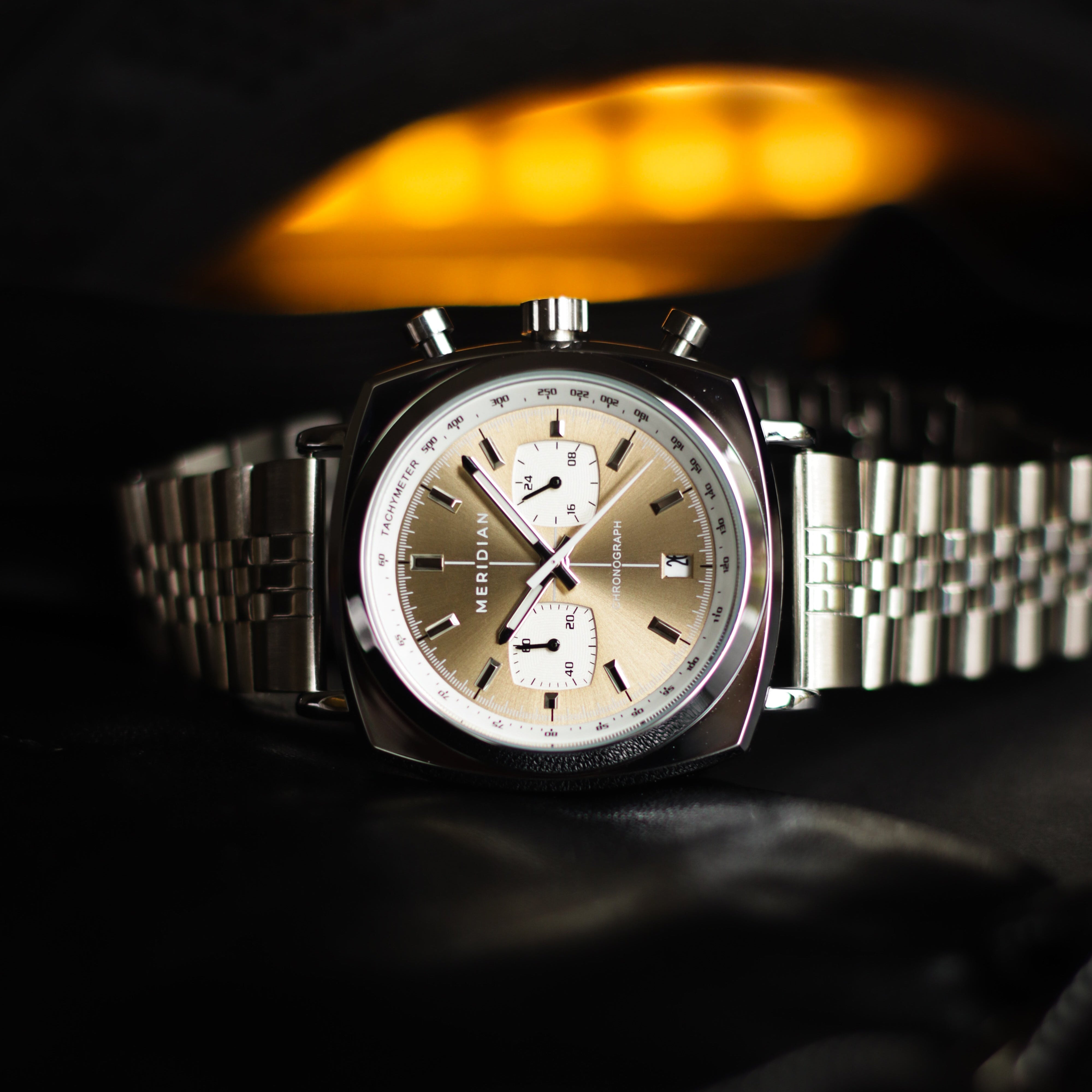 Chrono // Silver & Champagne