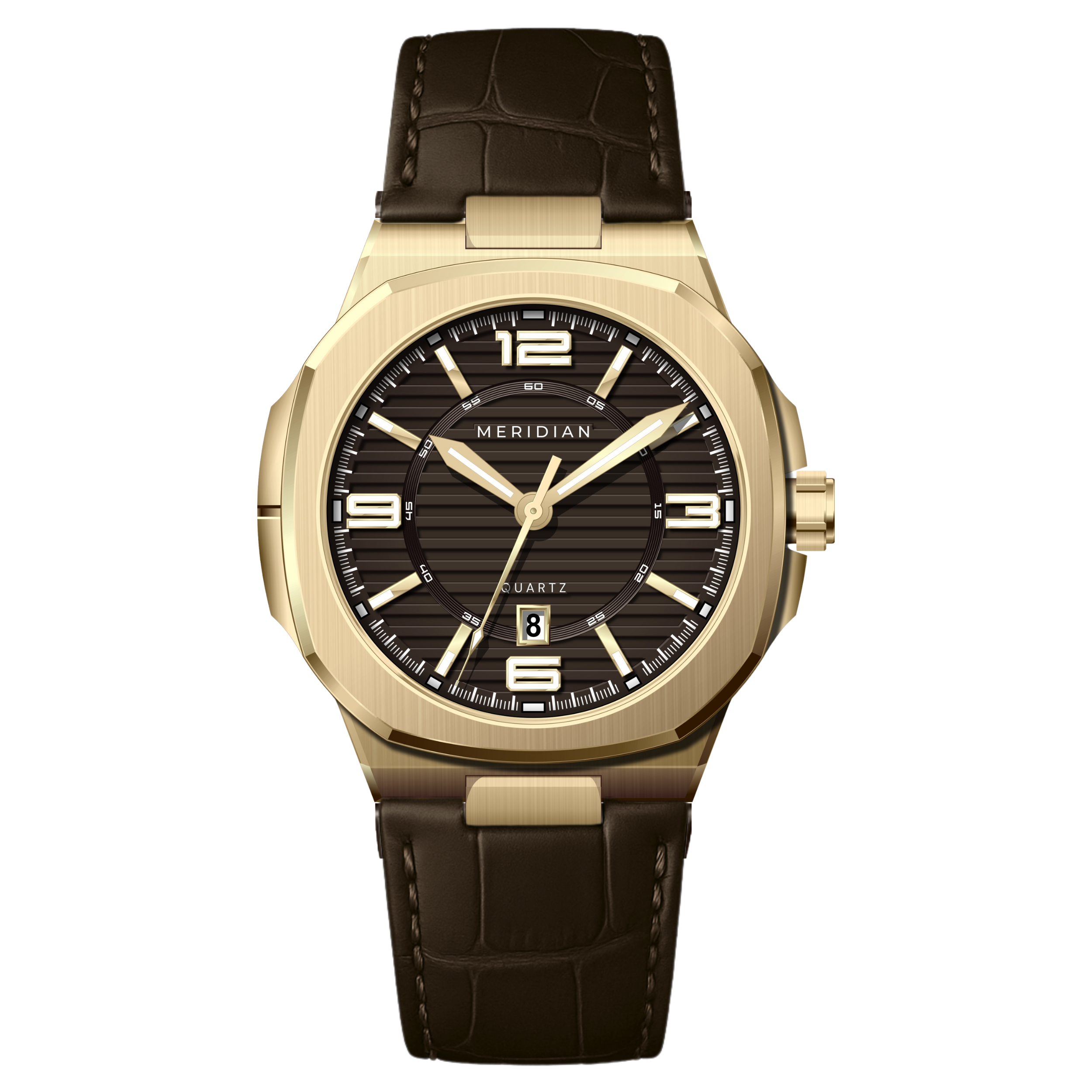 Prestige // Gold & Brown Leather