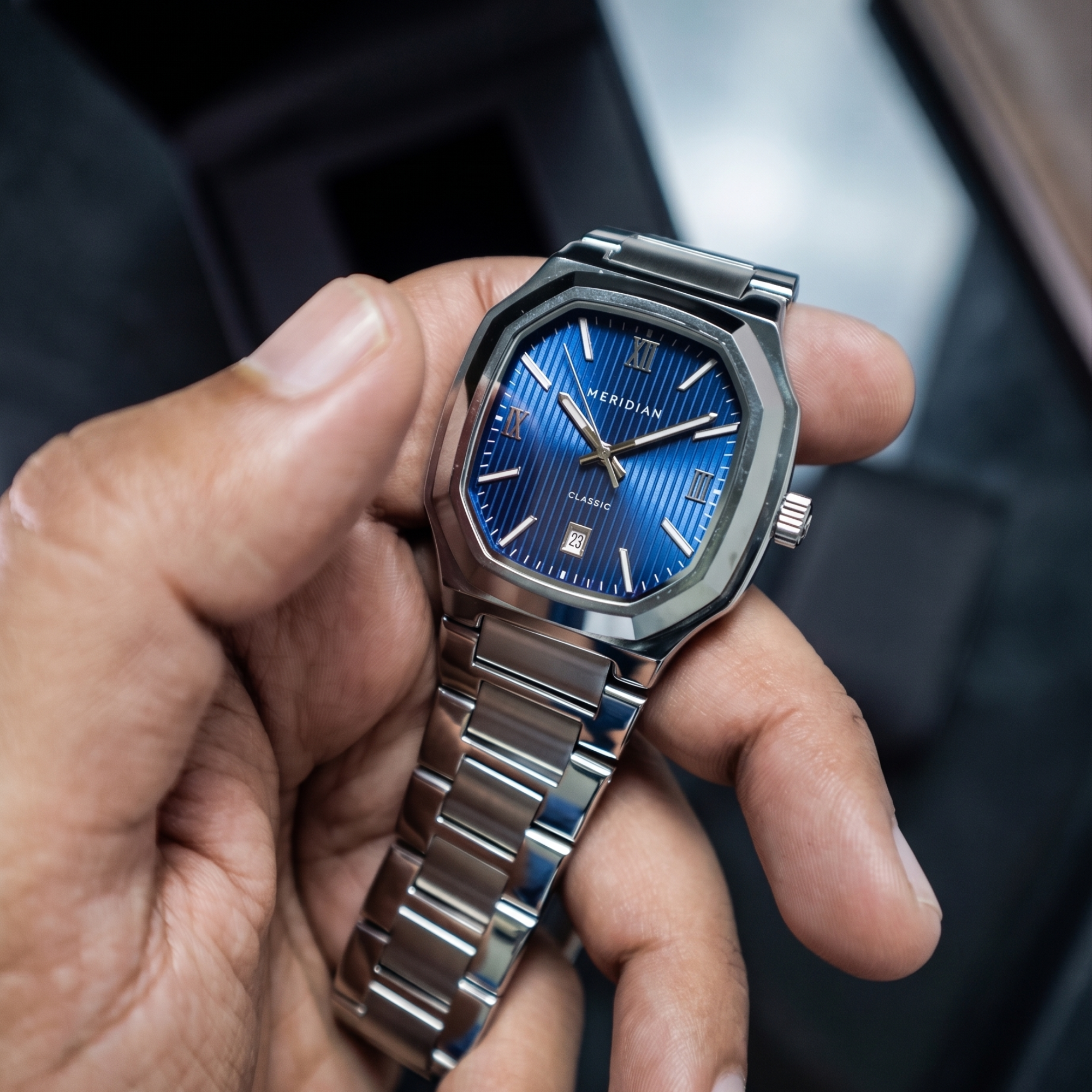 Classic // Silver & Blue