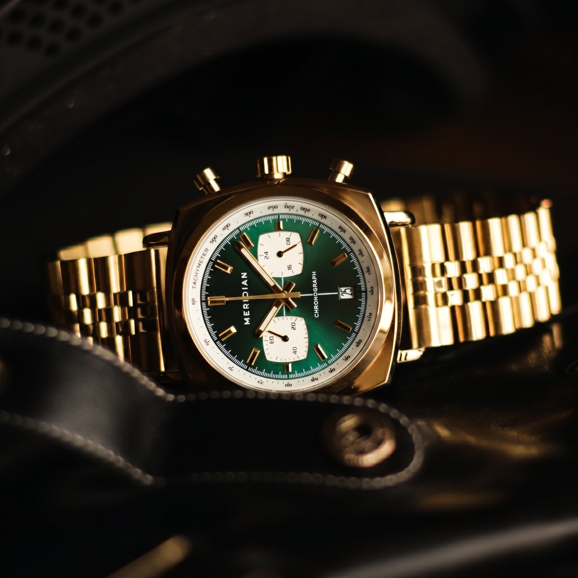 Chrono // Gold & Green
