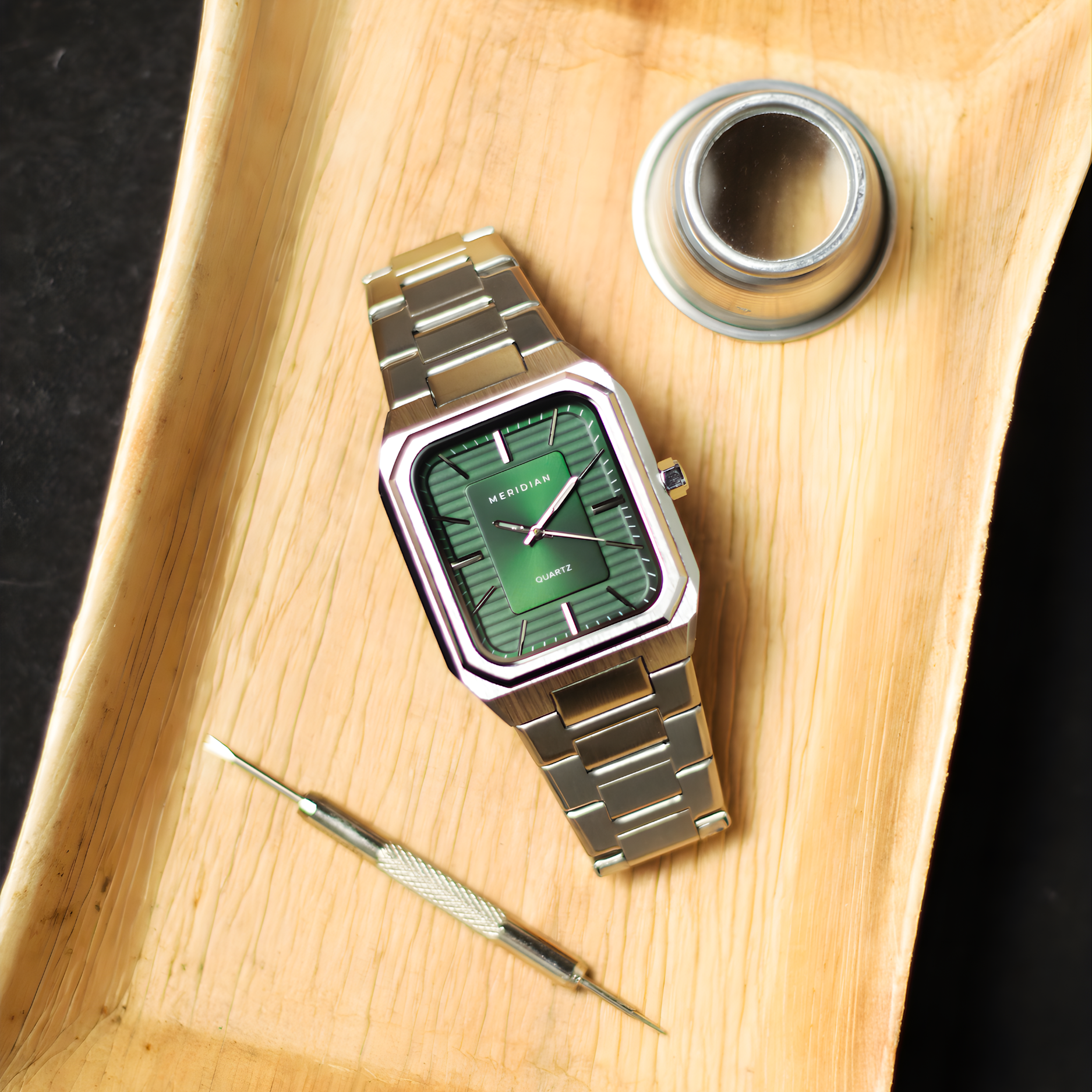 Classic // Silver & Green