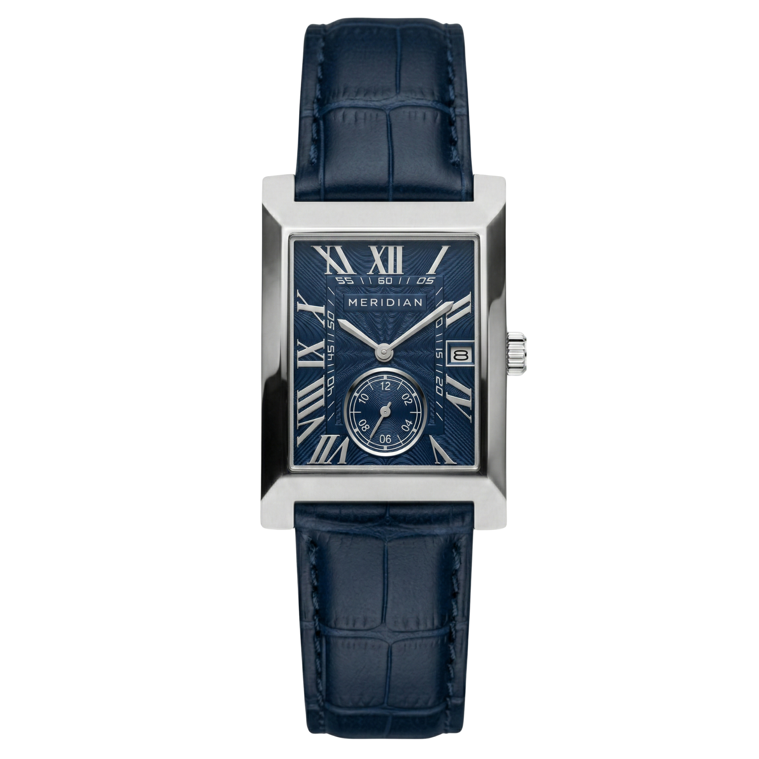 Heritage // Silver & Blue Leather
