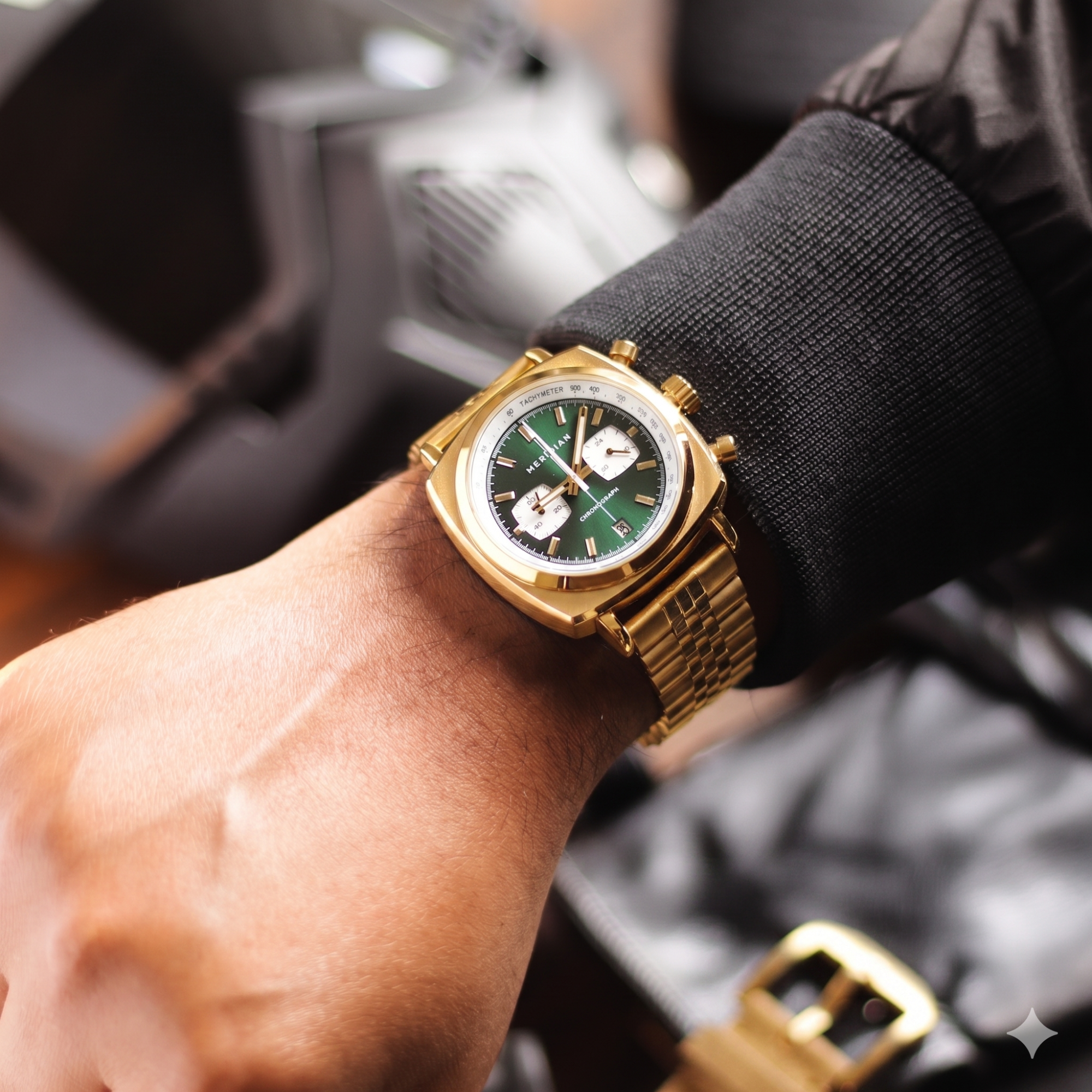 Chrono // Gold & Green