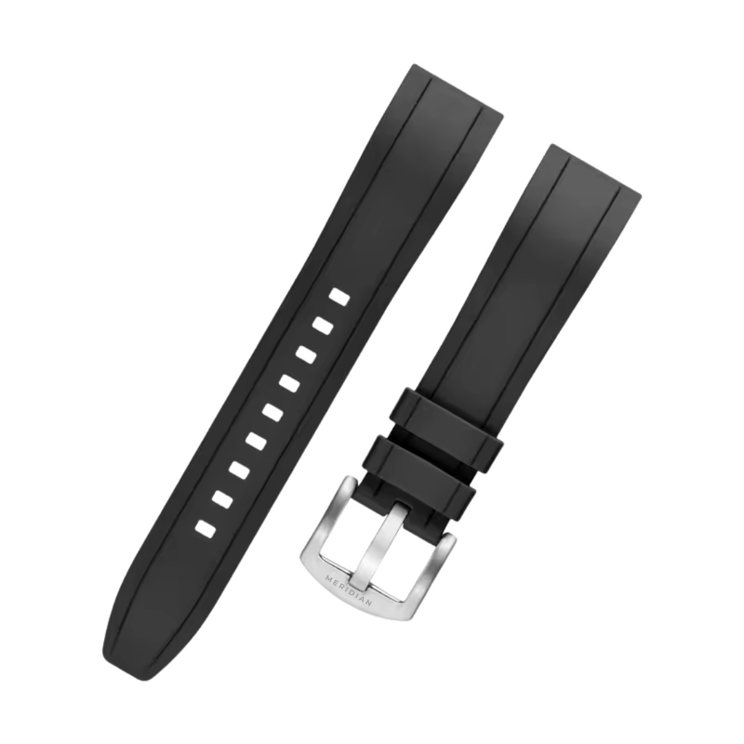 FKM Rubber Strap (20mm) for Marinor Collection - BLACK