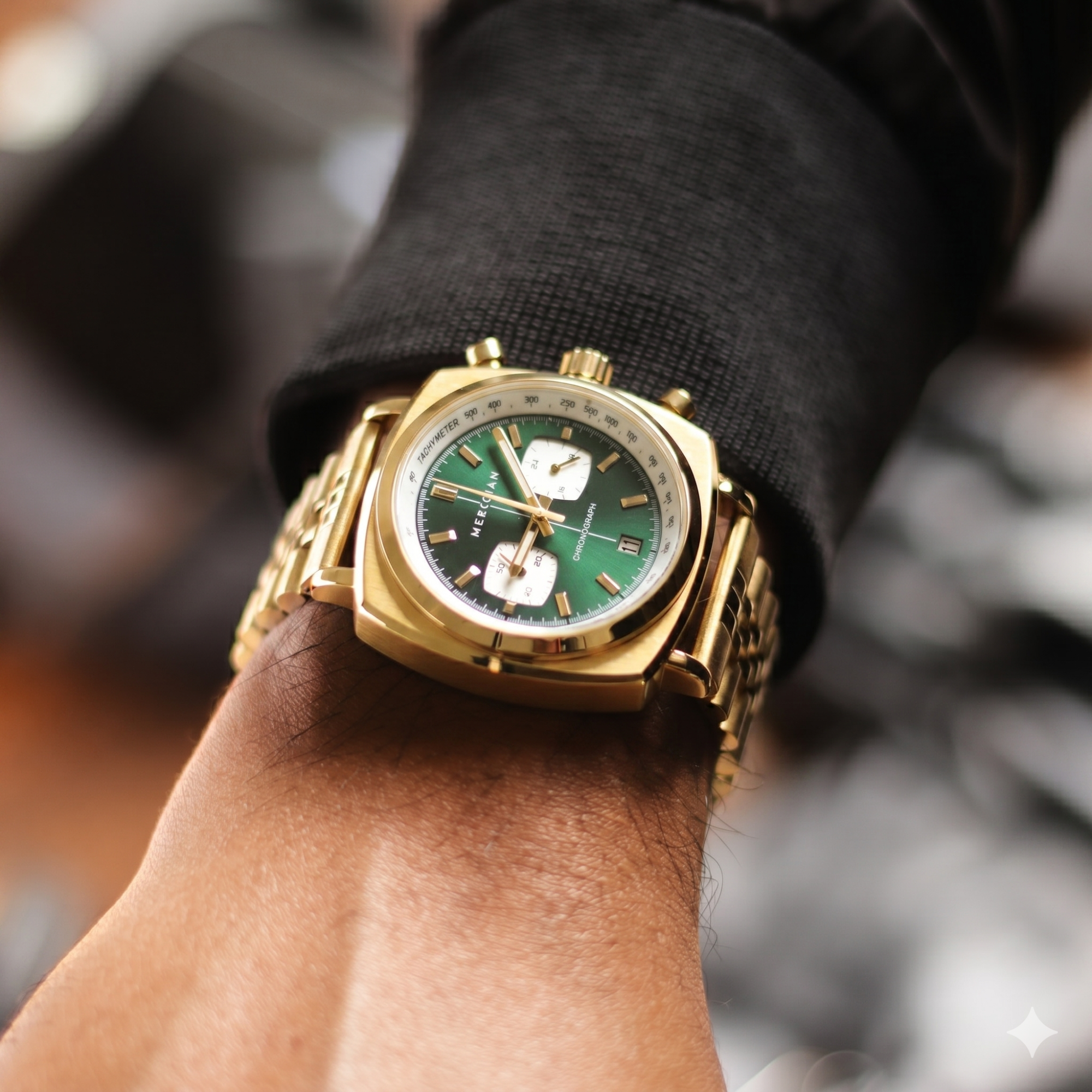 Chrono // Gold & Green
