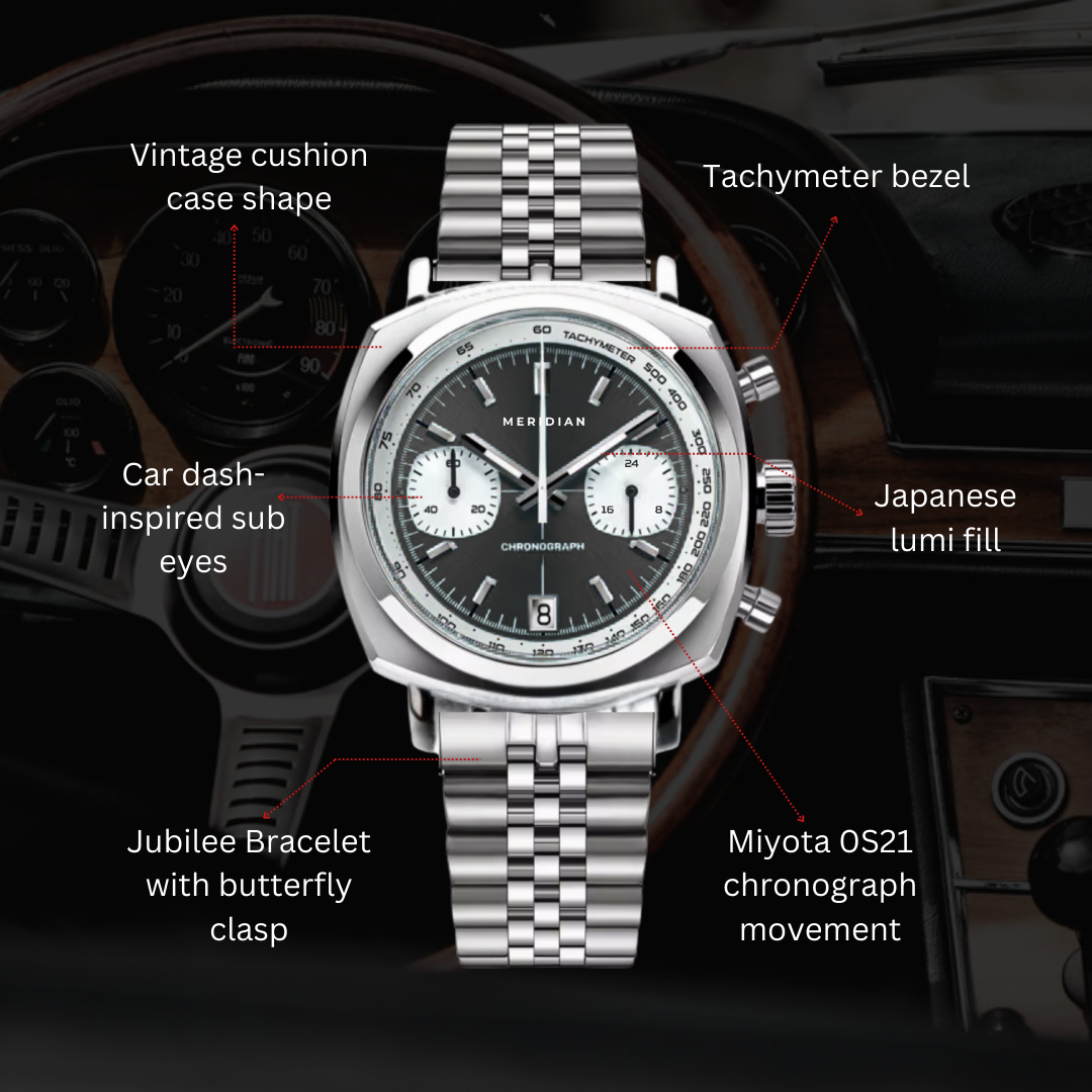 Chrono // Silver & Grey