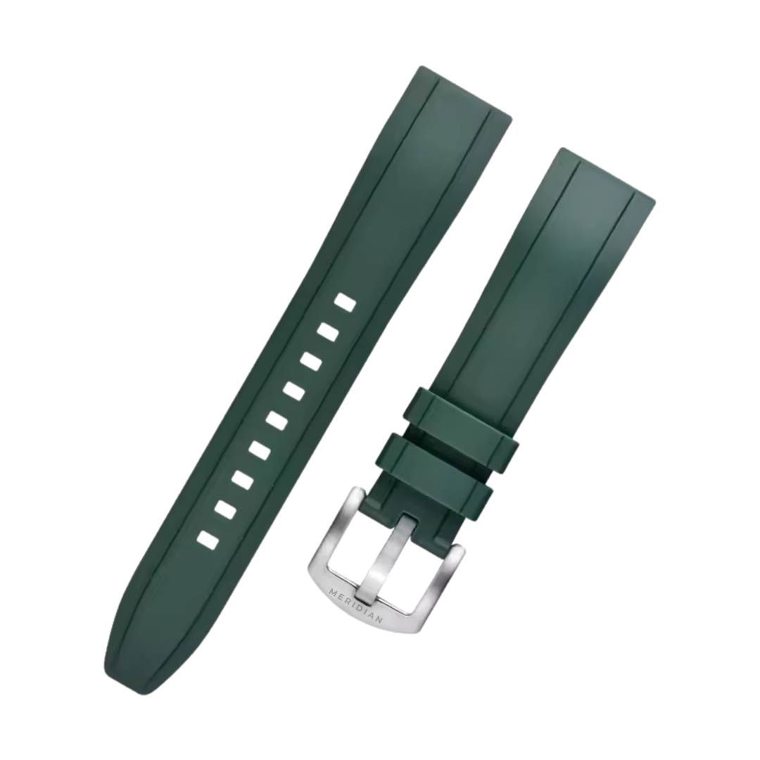 FKM Rubber Strap (20mm) for Marinor Collection - GREEN