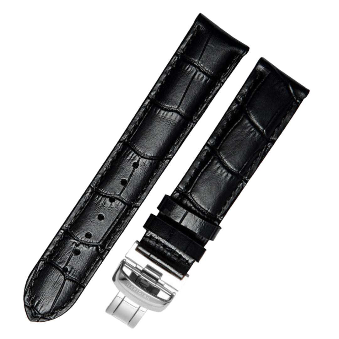 Leather Strap (20mm) for Equinox Collection - BLACK