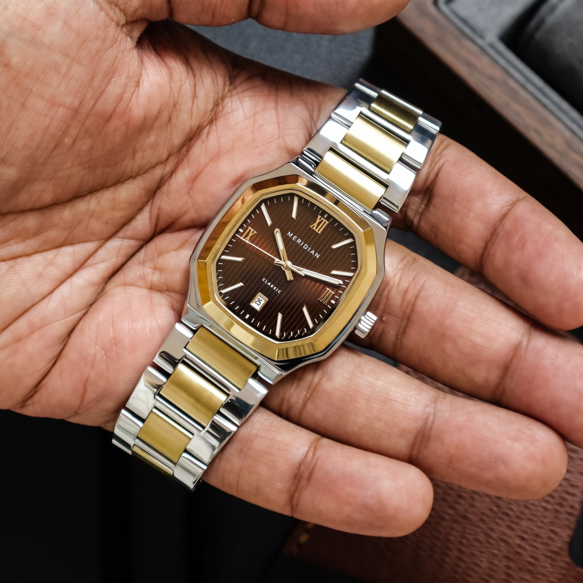 Classic // Silver, Gold & Brown