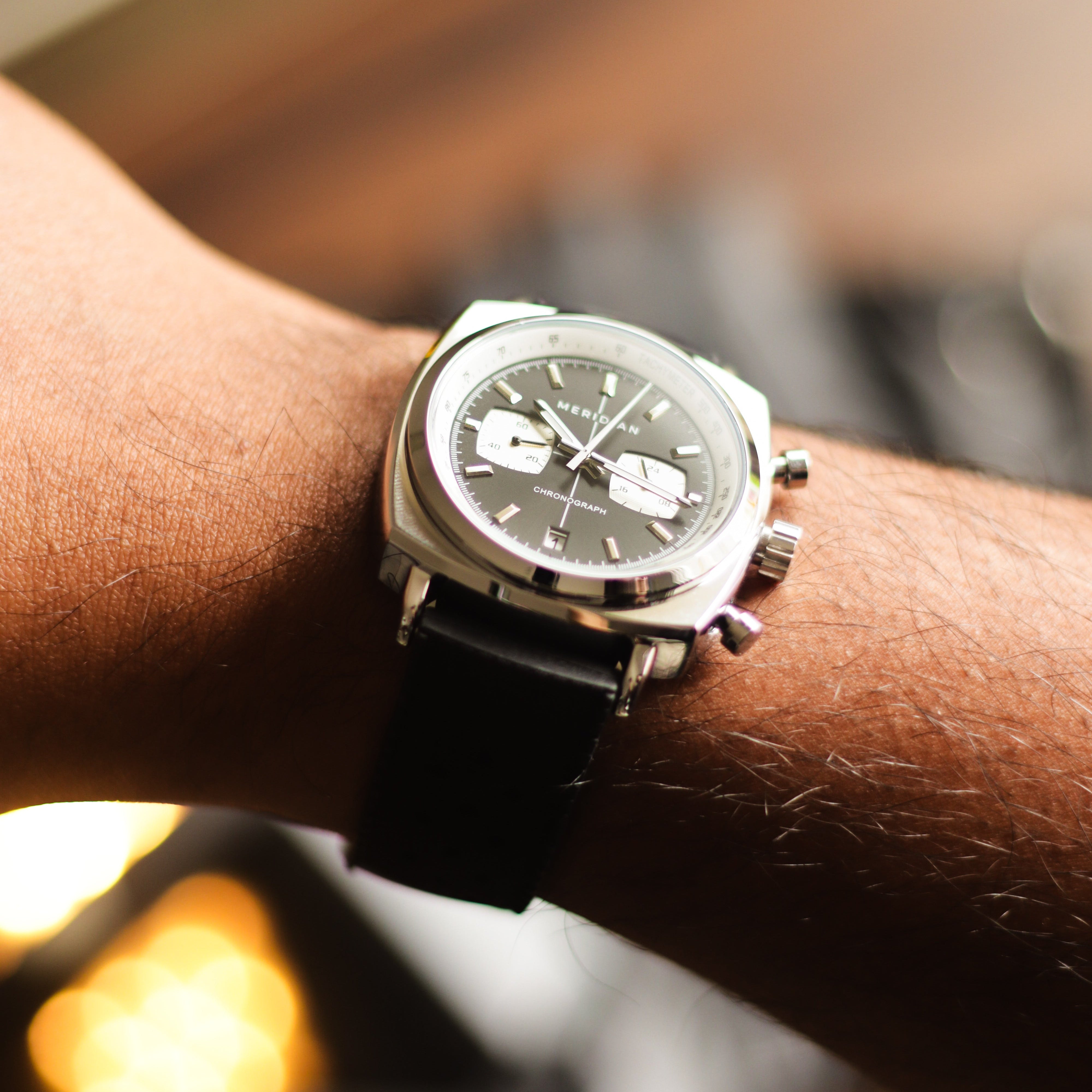 FKM Rubber Strap (22mm) for Chrono Collection (Black)