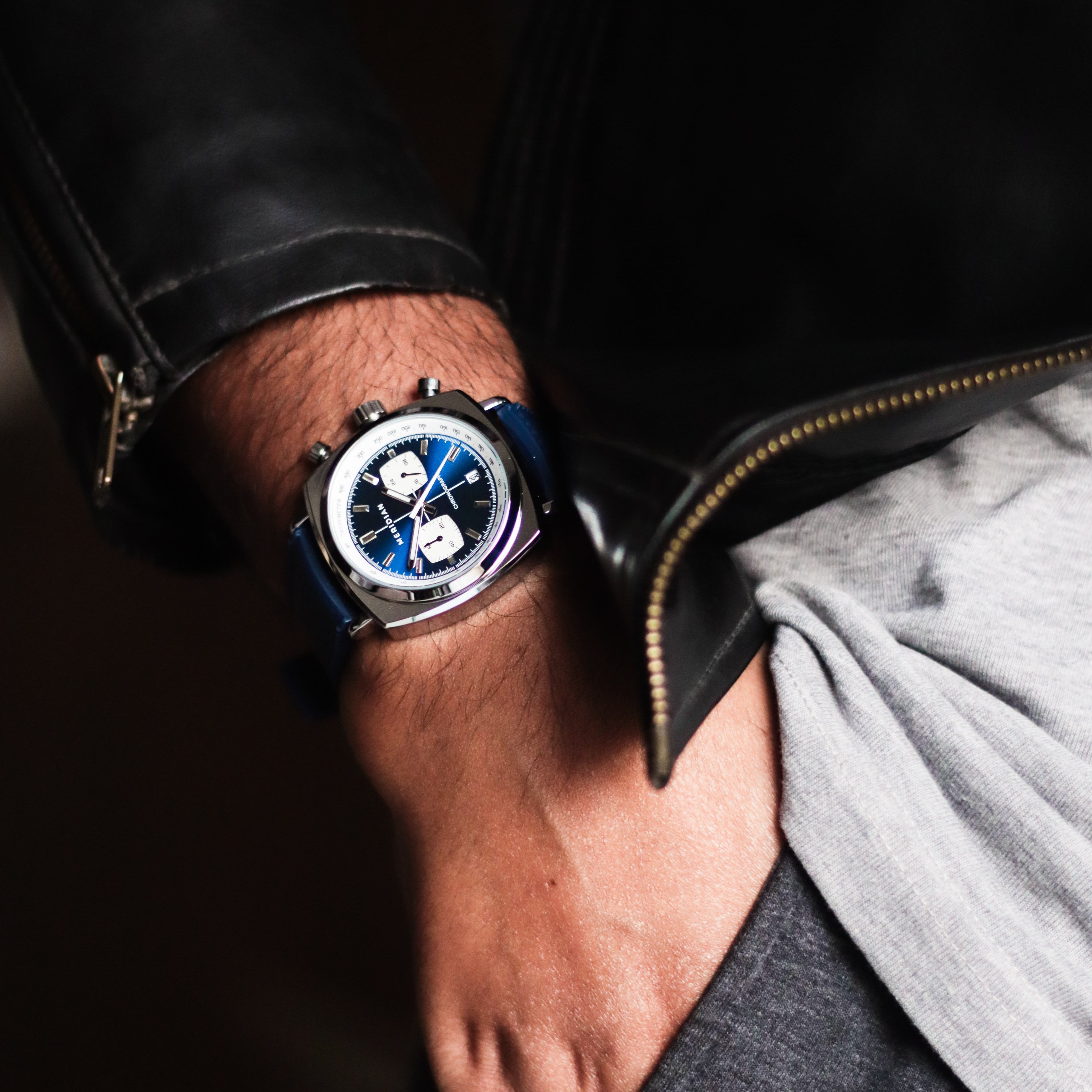 FKM Rubber Strap (22mm) for Chrono Collection - NAVY BLUE