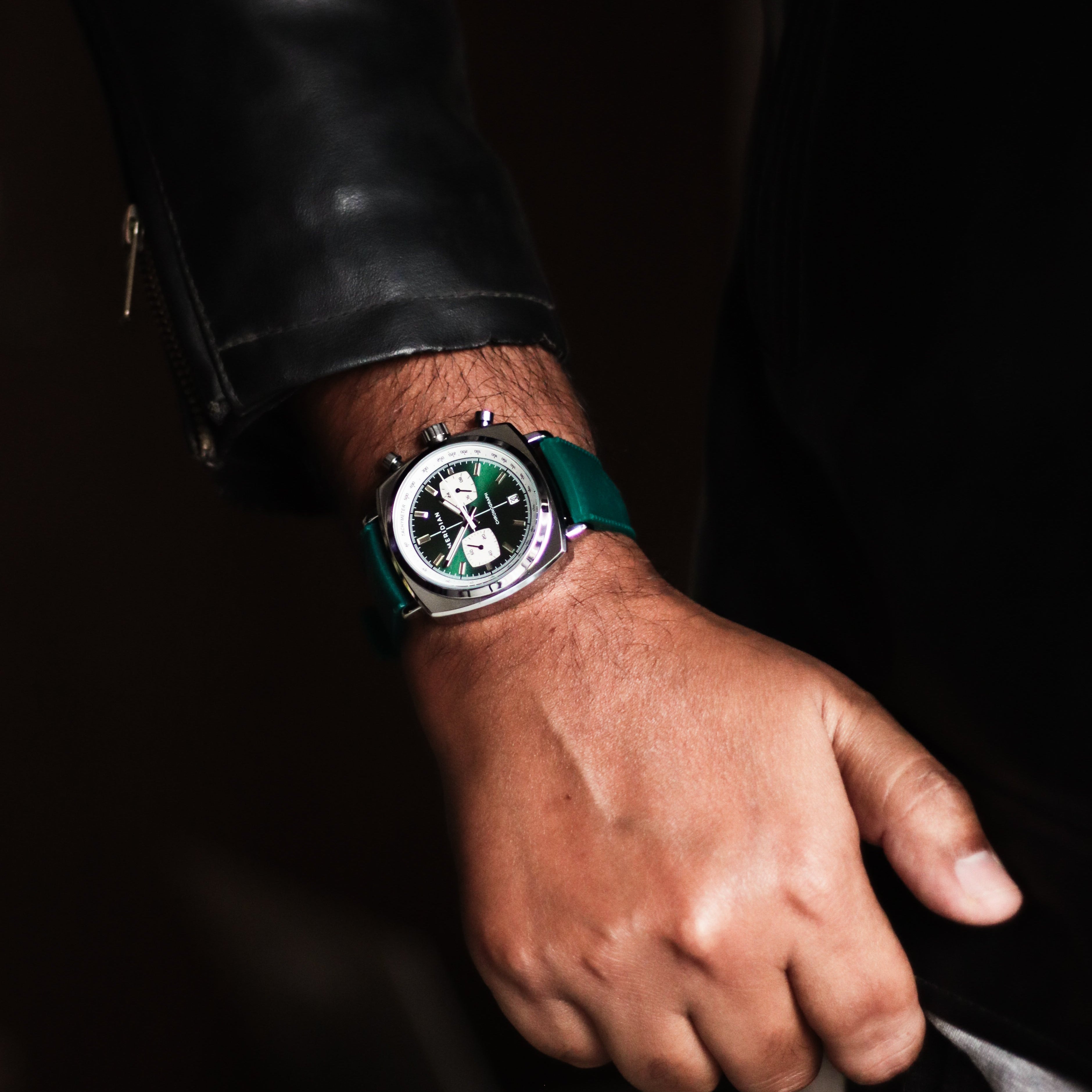 FKM Rubber Strap (22mm) for Chrono Collection - GREEN