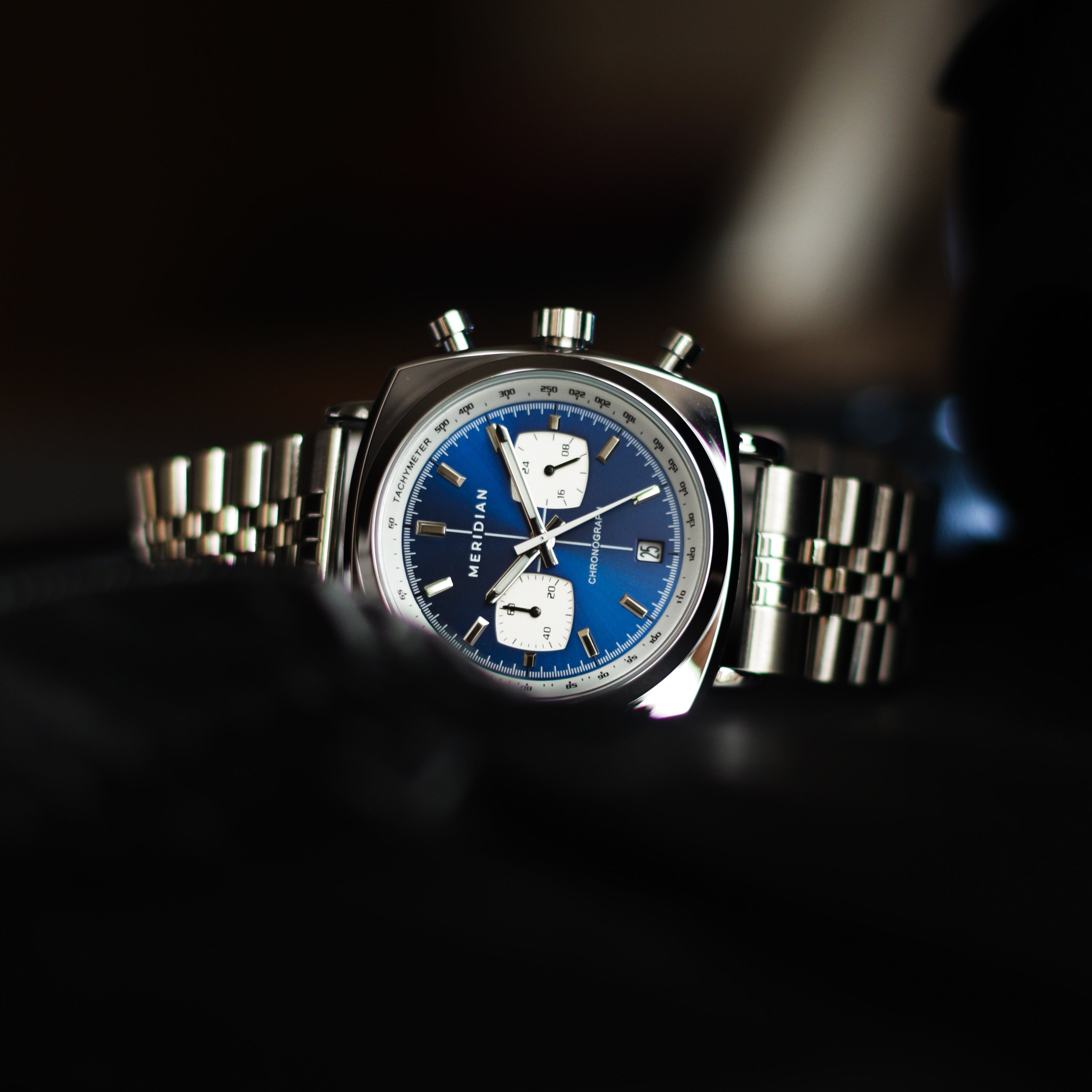 Chrono // Silver & Blue