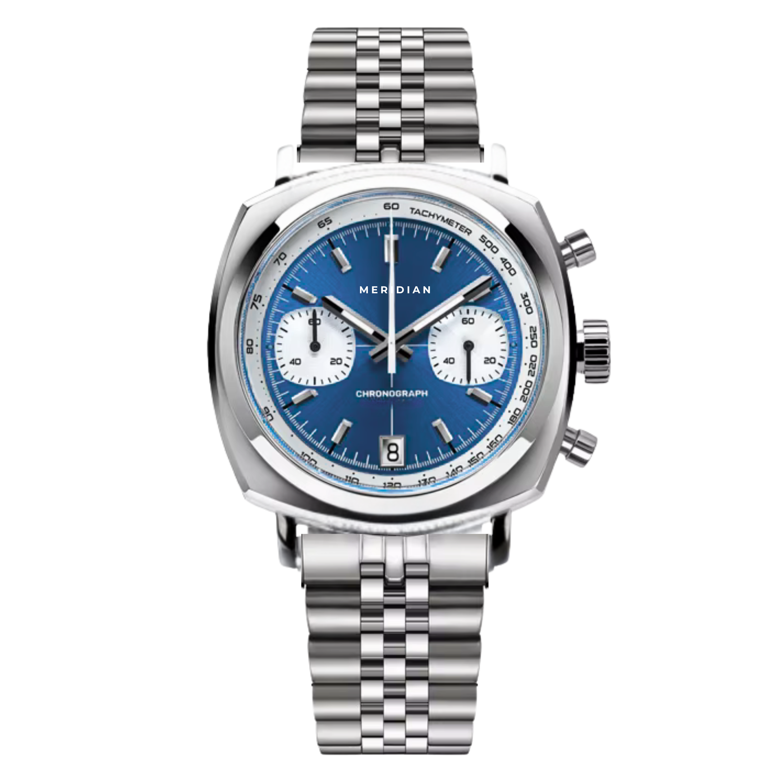 Chrono // Silver & Blue