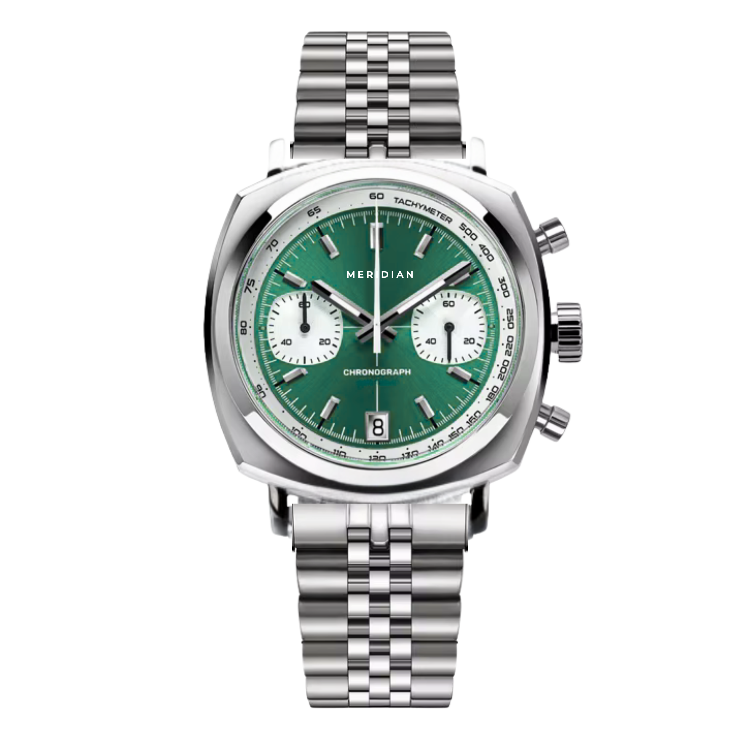 Chrono // Silver & Green